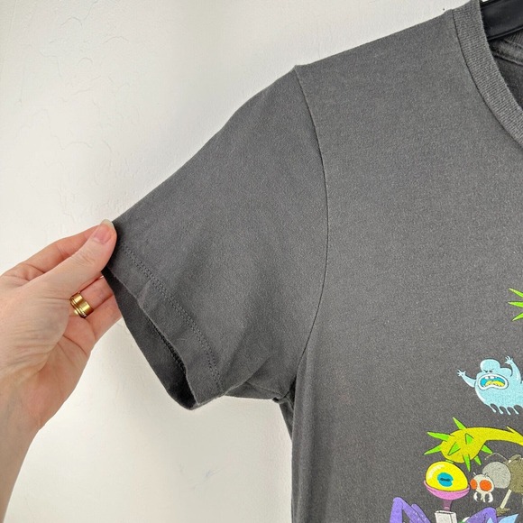 Rick And Morty Top Womens Medium American Animated Sci-Fi Cartoon Graphic Tee‎ - Picture 3 of 5